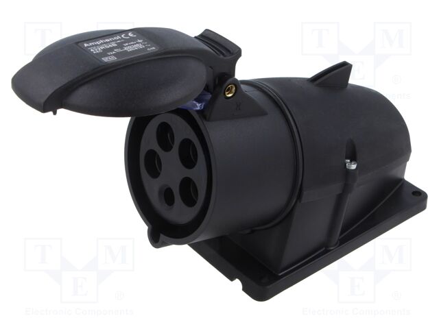 Connector: AC supply 3-phase; socket; female; screw terminal