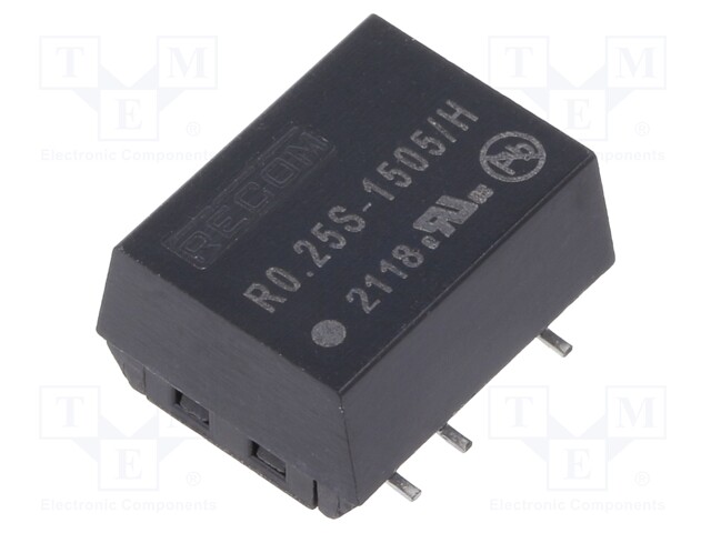 Converter: DC/DC; 0.25W; Uin: 13.5÷16.5V; Uout: 5VDC; Iout: 50mA; SMD