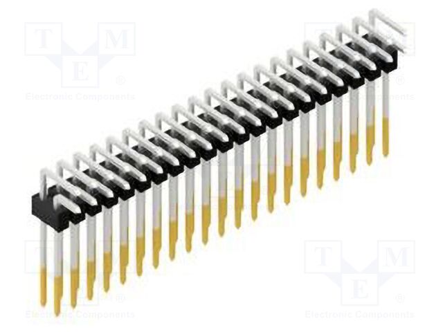 Connector: pin strips; pin header; male; PIN: 42; 2.54mm; THT; 2x21