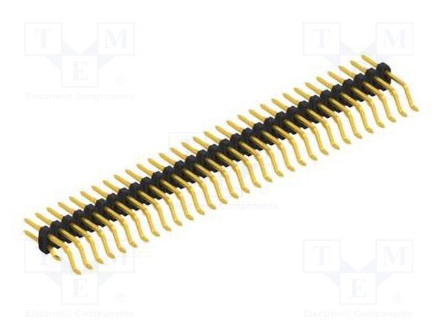 Connector: pin strips; pin header; male; PIN: 62; 2mm; SMT; 2x31