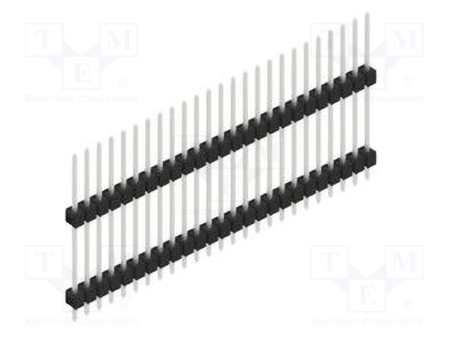Connector: pin strips; pin header; male; PIN: 25; 2.54mm; THT; 1x25