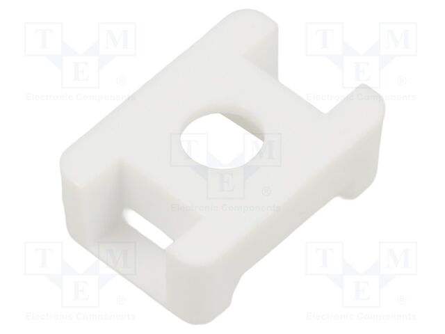 Screw mounted clamp; Application: for cable ties