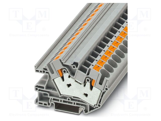 Splice terminal: rail; PA; L: 49.6mm; terminals: 2; W: 10.2mm
