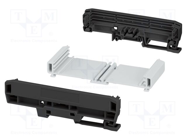 Enclosure: for DIN rail mounting; Y: 142.3mm; X: 63.8mm; Z: 39.45mm