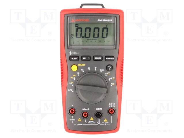 Digital multimeter; LCD (3999),bargraph,with a backlit