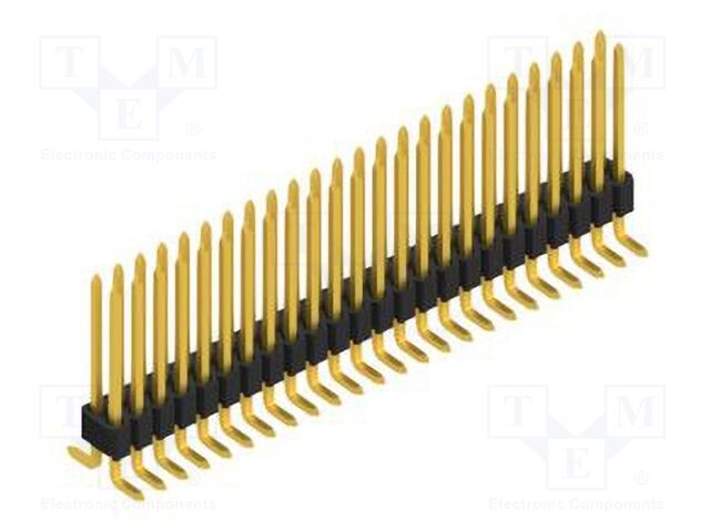 Connector: pin strips; pin header; male; PIN: 48; 1.27mm; SMT; 2x24