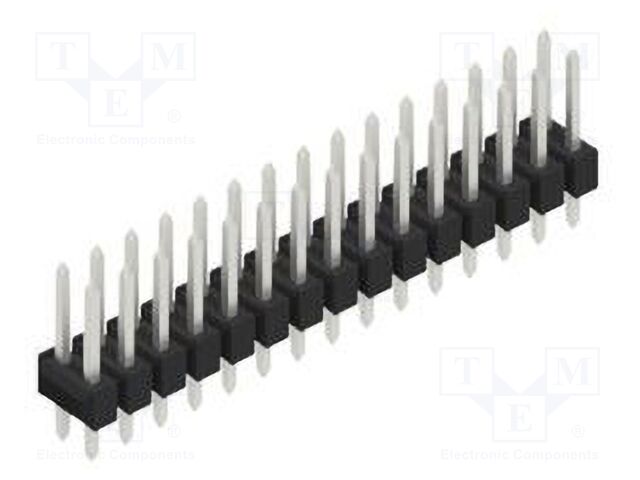 Connector: pin strips; pin header; male; PIN: 30; 2.54mm; THT; 2x15