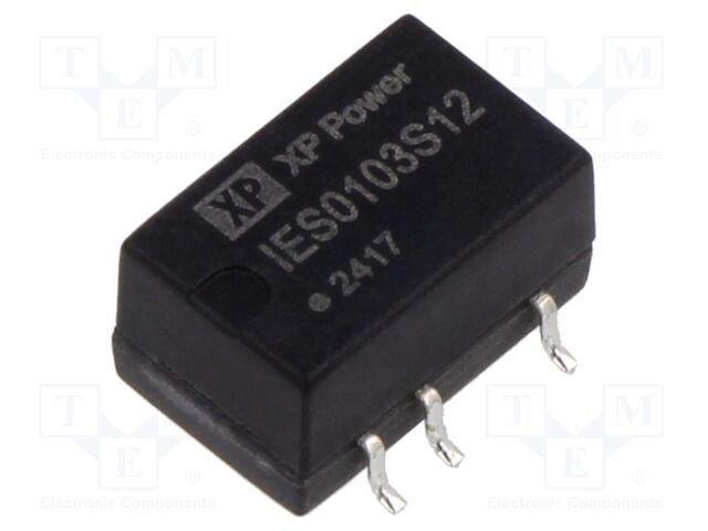 Converter: DC/DC; 1W; Uin: 2.97÷3.63V; Uout: 12VDC; Iout: 83mA; DIP8