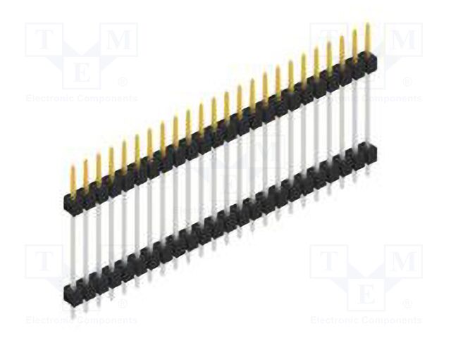 Connector: pin strips; pin header; male; PIN: 24; 2.54mm; THT; 1x24