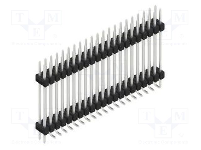 Connector: pin strips; pin header; male; PIN: 42; 2.54mm; SMT; 2x21