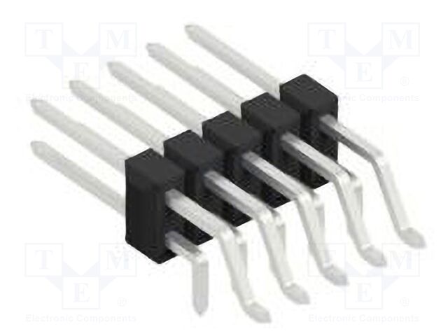 Connector: pin strips; pin header; male; PIN: 10; 2.54mm; SMT,THT