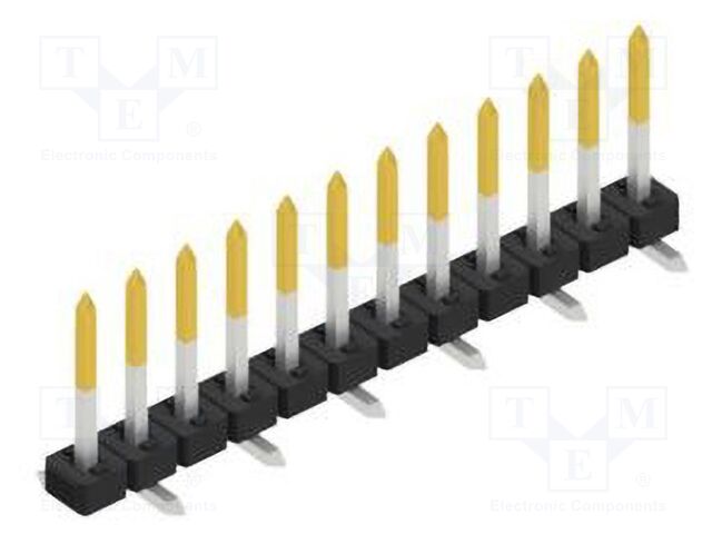 Connector: pin strips; pin header; male; PIN: 12; 2mm; SMT; 1x12