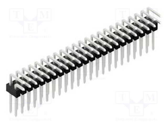 Connector: pin strips; pin header; male; PIN: 46; 2.54mm; THT; 2x23