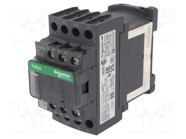 Contactor: 3-pole; 110VDC; TeSys D