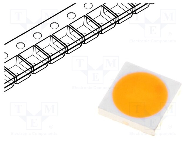 LED; SMD; 3030; white warm; 100÷130lm; 3000(typ)K; 80; 120°; 150mA