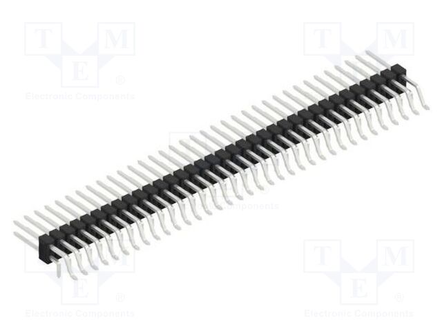 Connector: pin strips; pin header; male; PIN: 70; 2.54mm; SMT,THT