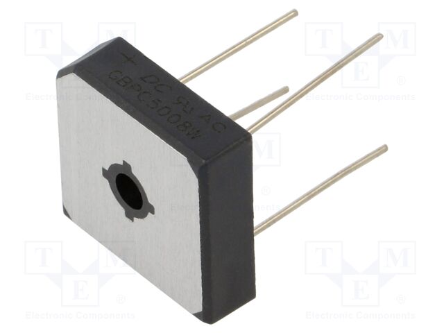 Bridge rectifier: single-phase; Urmax: 800V; If: 50A; Ifsm: 450A