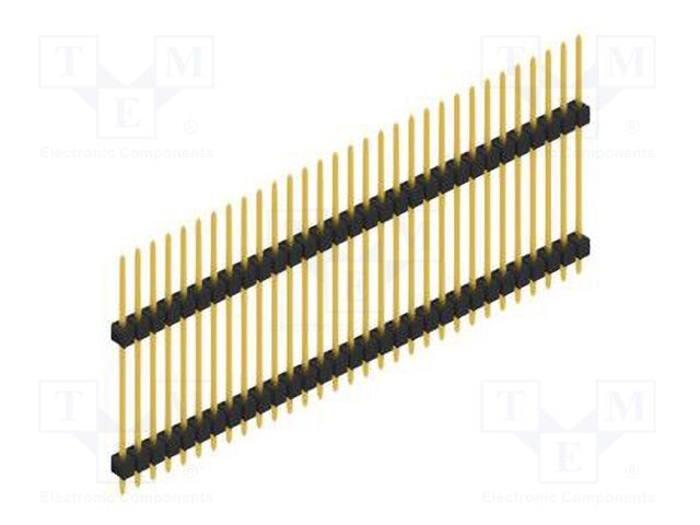 Connector: pin strips; pin header; male; PIN: 31; 2.54mm; THT; 1x31