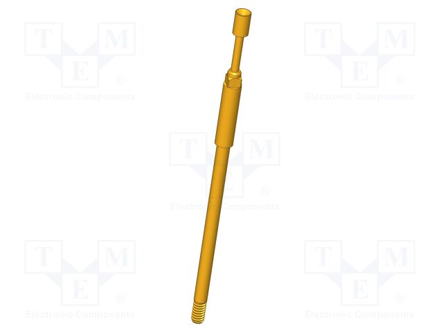 Test needle; Operational spring compression: 4mm; 8A; Ø: 2mm; 1.5N