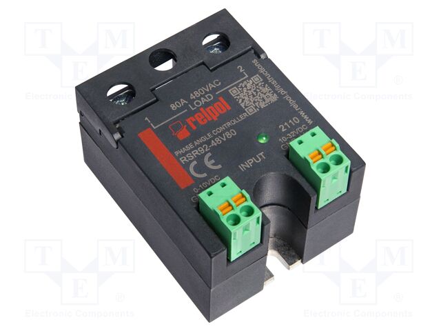 Relay: solid state; Ucntrl: 0÷10VDC; 25A; 300÷530VAC; RSR92; IP20