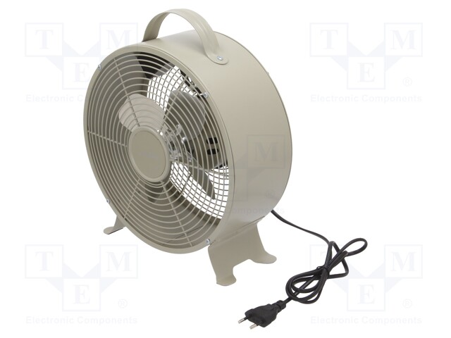 Fan: AC; Len: 1.5m; Additional functions: 2 speed settings; 20W