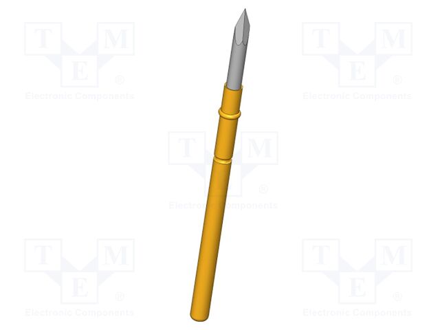 Test needle; Operational spring compression: 4mm; 5A; Ø: 1.3mm