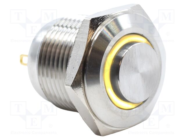 Switch: vandal resistant; Pos: 2; SPST-NO; 2A/48VDC; IP65; OFF-(ON)
