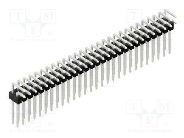 Connector: pin strips; pin header; male; PIN: 56; 2.54mm; THT; 2x28