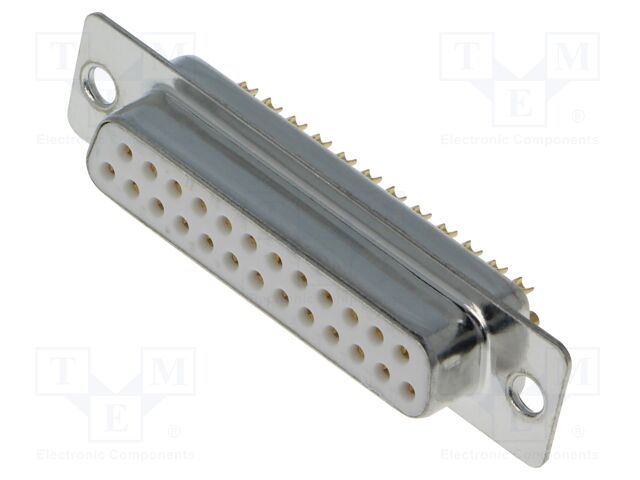 D-Sub; PIN: 25; plug; female; for cable; soldering