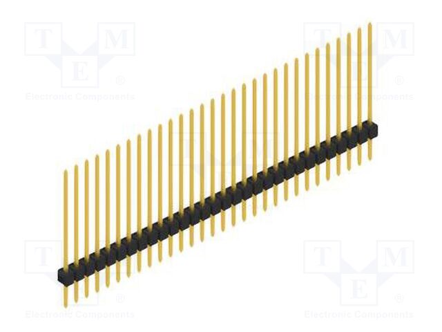 Connector: pin strips; pin header; male; PIN: 30; 2.54mm; THT; 1x30