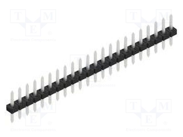 Connector: pin strips; pin header; male; PIN: 22; 2mm; THT; 1x22