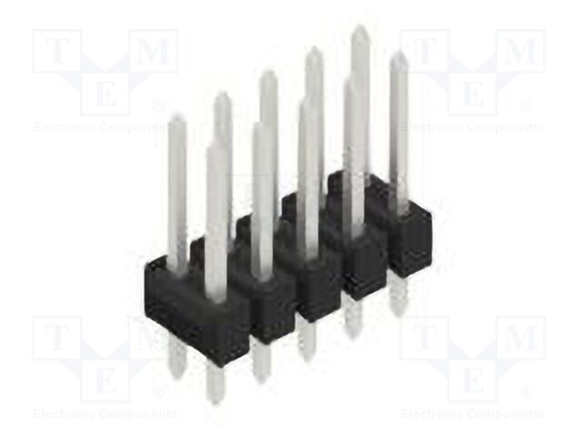 Connector: pin strips; pin header; male; PIN: 10; 2.54mm; THT; 2x5