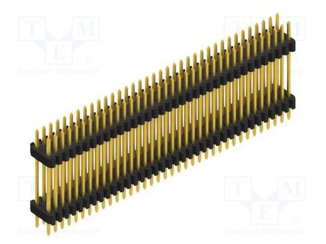 Connector: pin strips; pin header; male; PIN: 72; 1.27mm; THT; 2x36