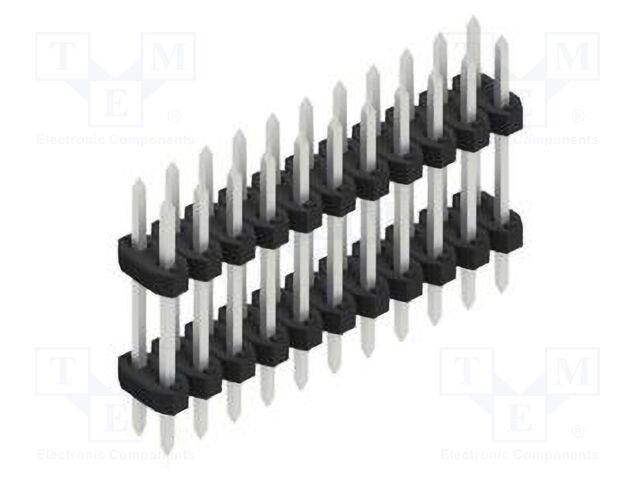 Connector: pin strips; pin header; male; PIN: 22; 2mm; THT; 2x11
