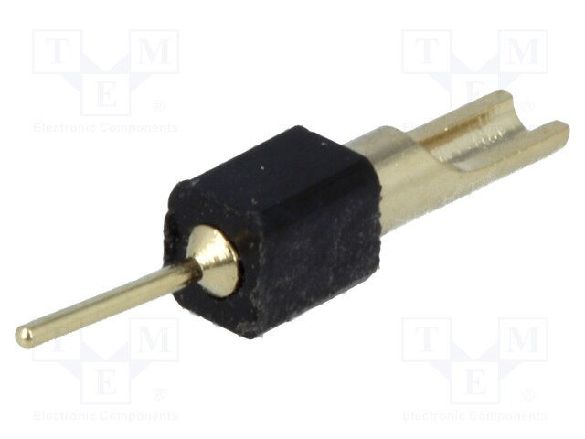 Adapter; pin strips; PIN: 1; straight; 2.54mm; THT,soldering; 1x1