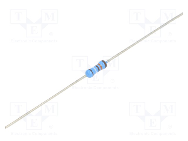 Resistor: thin film; THT; 191kΩ; 600mW; ±5%; Ø2.5x6.5mm; 50ppm/°C