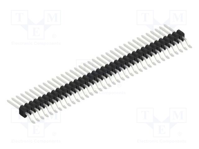 Connector: pin strips; pin header; male; PIN: 36; 1.27mm; SMT; 1x36