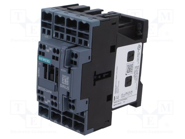 Contactor: 4-pole; NO x4; Auxiliary contacts: NO + NC; 230VAC