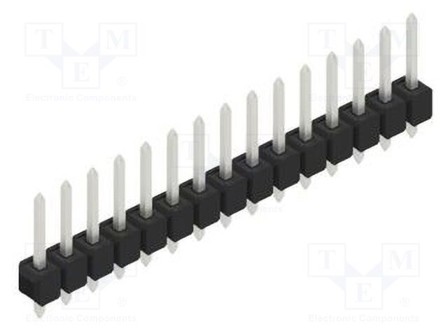 Connector: pin strips; pin header; male; PIN: 15; 2.54mm; THT; 1x15