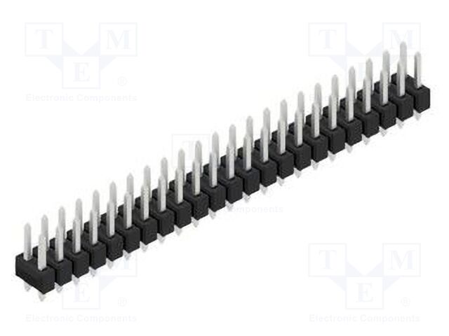 Connector: pin strips; pin header; male; PIN: 46; 2.54mm; THT; 2x23