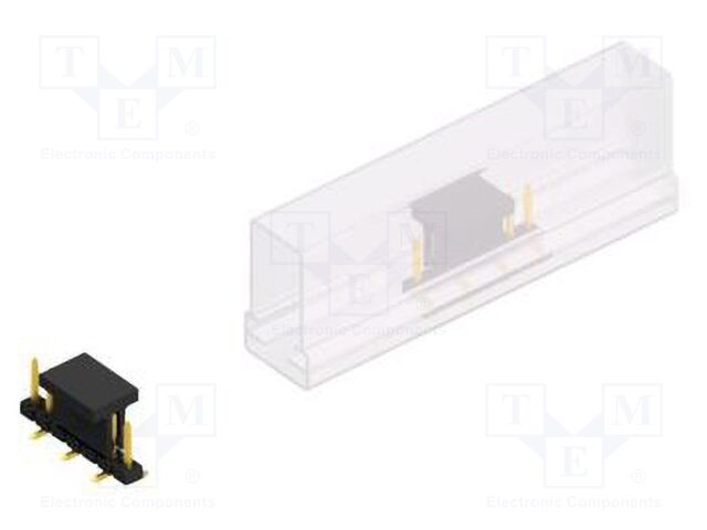 Connector: pin strips; pin header; male; PIN: 7; 2mm; SMT; 1x7; 100V