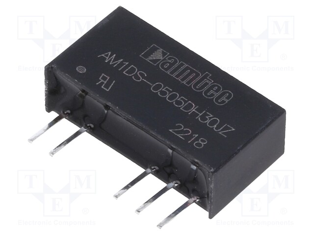 Converter: DC/DC; 1W; Uin: 4.5÷5.5V; Uout: 5VDC; Uout2: -5VDC; SIP7