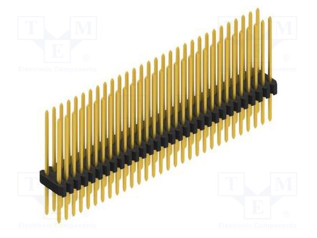 Connector: pin strips; pin header; male; PIN: 60; 1.27mm; THT; 2x30