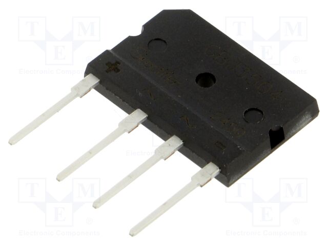 Single-phase bridge rectifier; Urmax: 400V; If: 35A; Ifsm: 420A