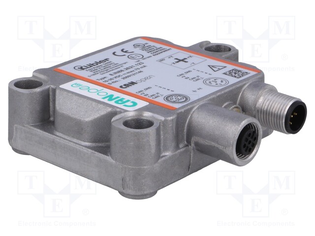 Sensor: inclinometer; ±85°; connector M12,female connector M12