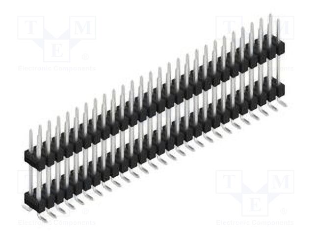 Connector: pin strips; pin header; male; PIN: 54; 2.54mm; SMT; 2x27