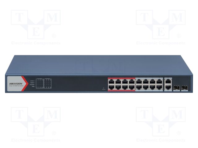 Switch PoE Ethernet; managed; Number of ports: 18; rack; DS-3E