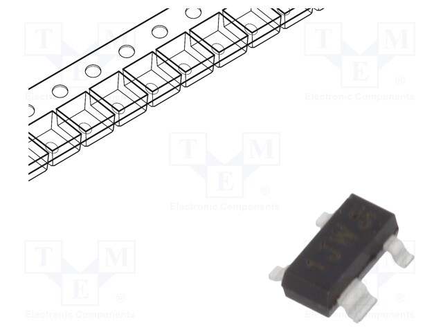 Transistor: NPN x2; bipolar; 30V; 100mA; 250mW; SOT143B