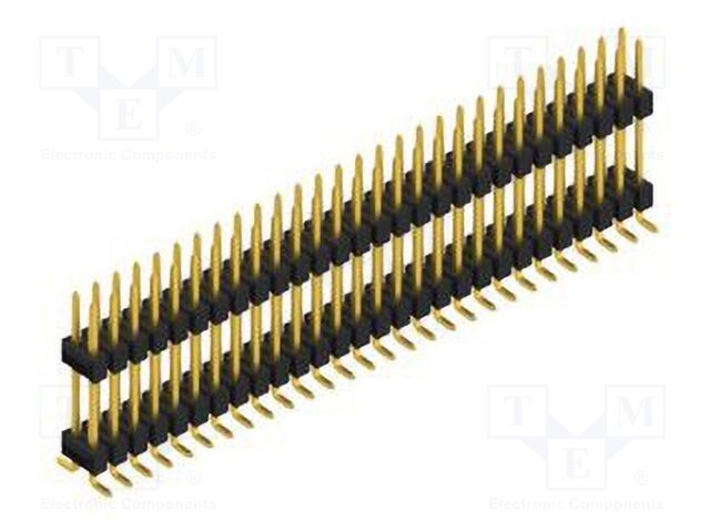 Connector: pin strips; pin header; male; PIN: 56; 2.54mm; SMT; 2x28