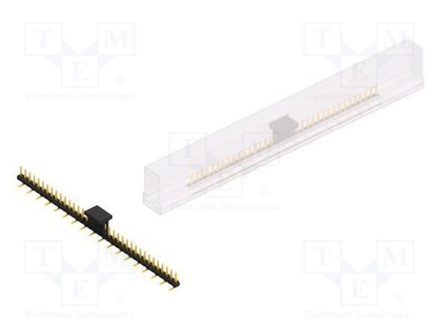 Connector: pin strips; pin header; male; PIN: 36; 2mm; SMT; 1x36
